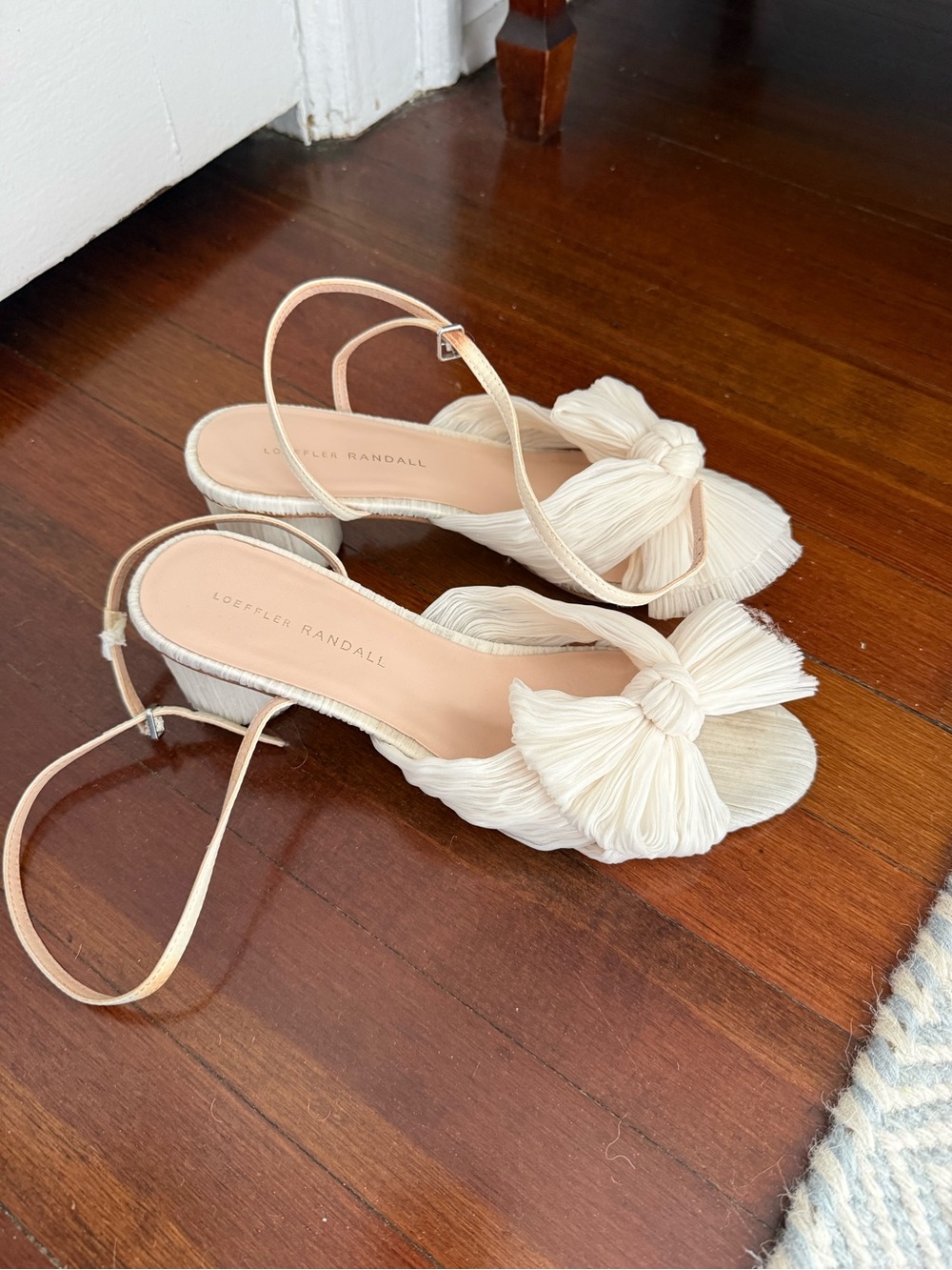 Loeffler Randall Dahlia Pleated Bow Heel